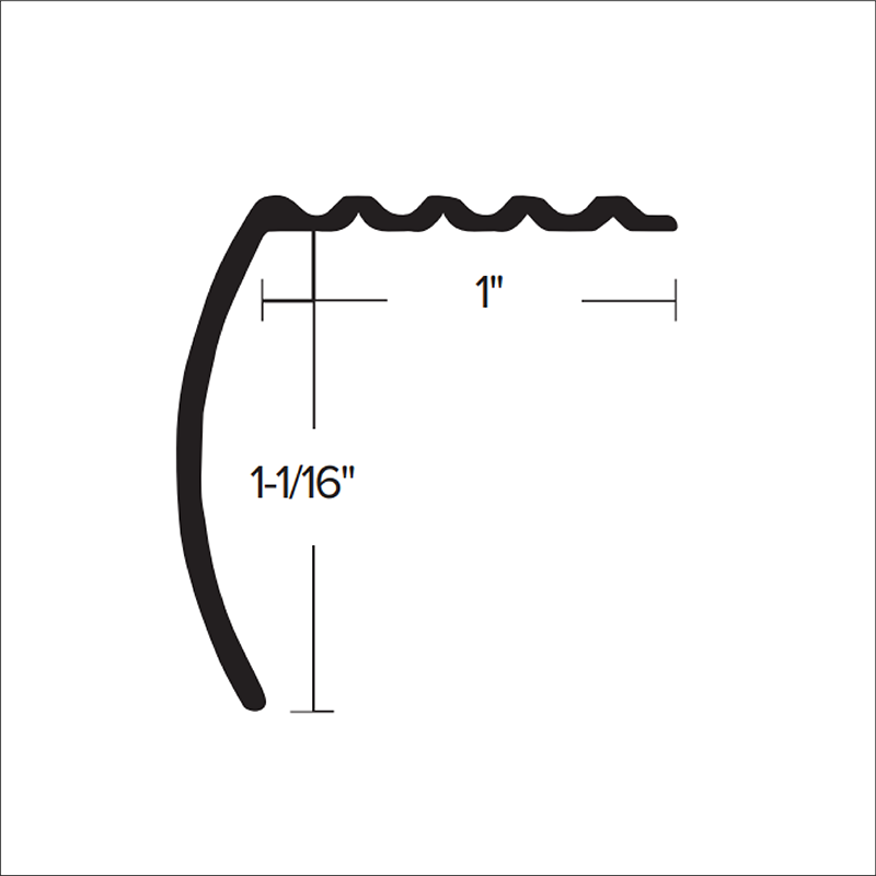 image of CM 611 - 1" Stair Nosing