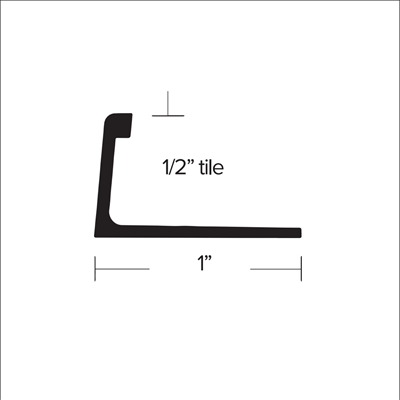 image of 1/2" Tile Trim