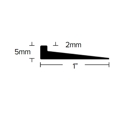 image of LVT 118 - 2mm to 5mm No-Lip Ramp